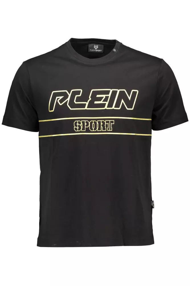Plein Sport Zwart Katoenen Heren T-shirt