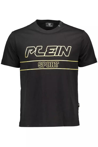 Plein Sport Zwart Katoenen Heren T-shirt