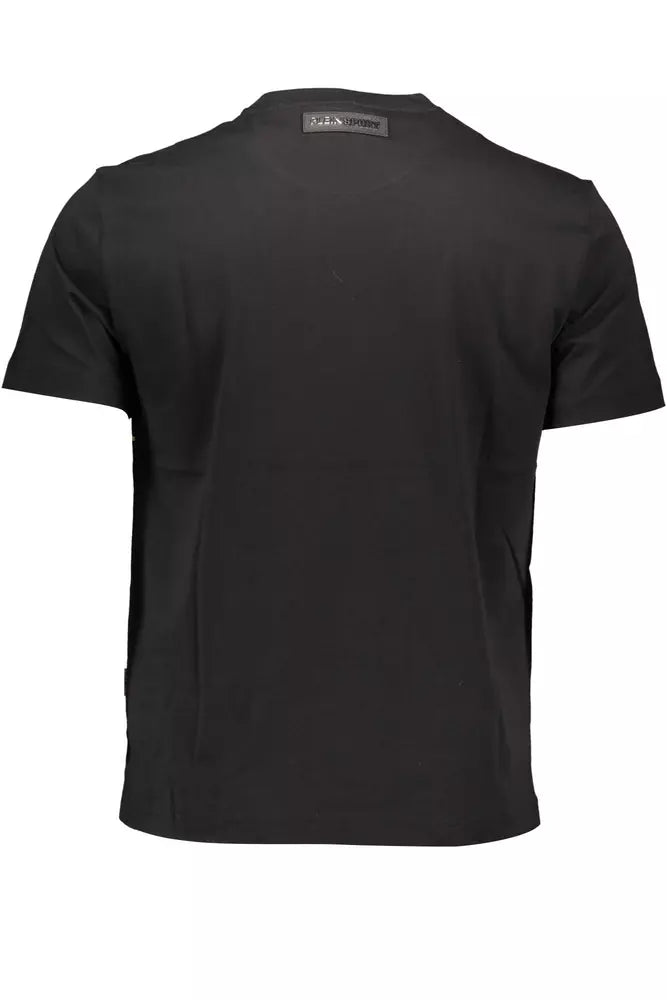 Plein Sport Zwart Katoenen Heren T-shirt