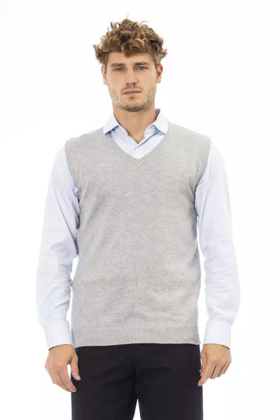 Alpha Studio Grijs Viscose Herenjack