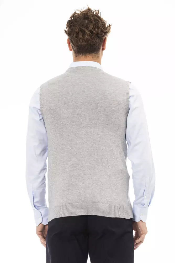 Alpha Studio Grijs Viscose Herenjack