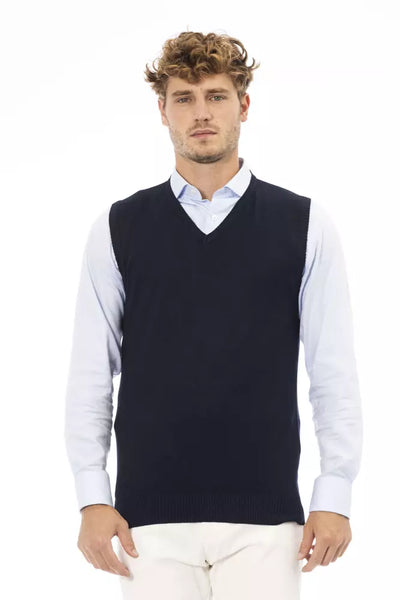 Alpha Studio Blauw Viscose Herenjack