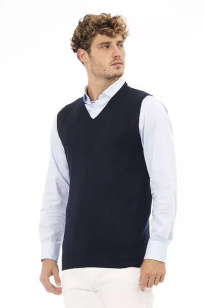 Alpha Studio Blauw Viscose Herenjack