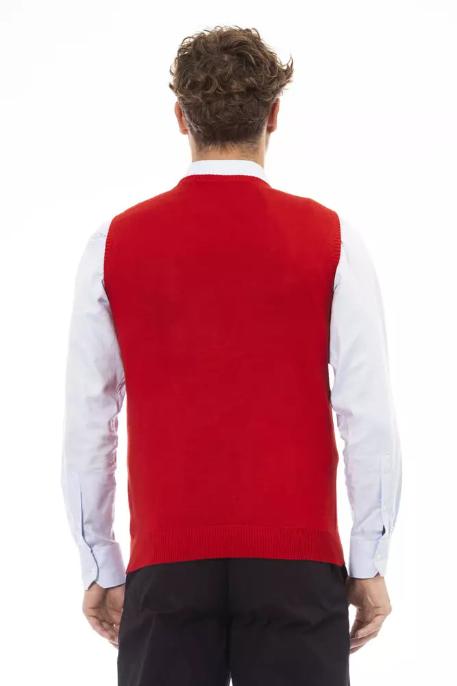 Alpha Studio Rode Viscose Herenjas