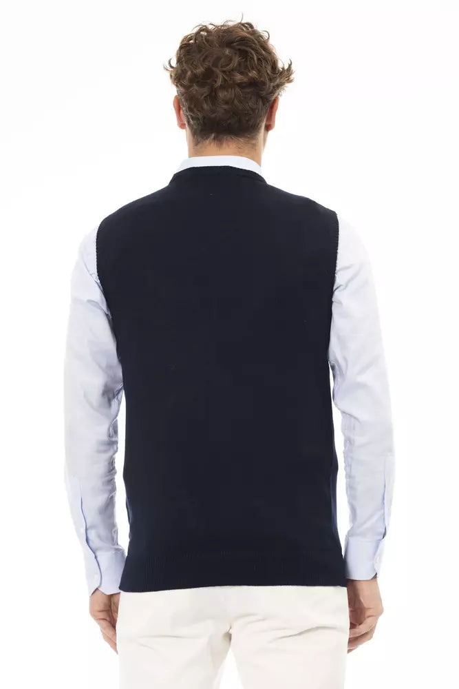 Alpha Studio Blauw Viscose Herenjack