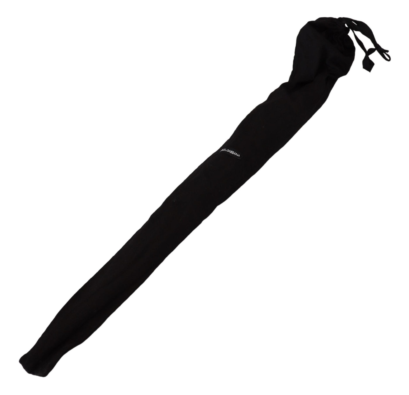 Parapluie pliable Sartoria Dolce &amp; Gabbana avec poignée en cuir rayé marron