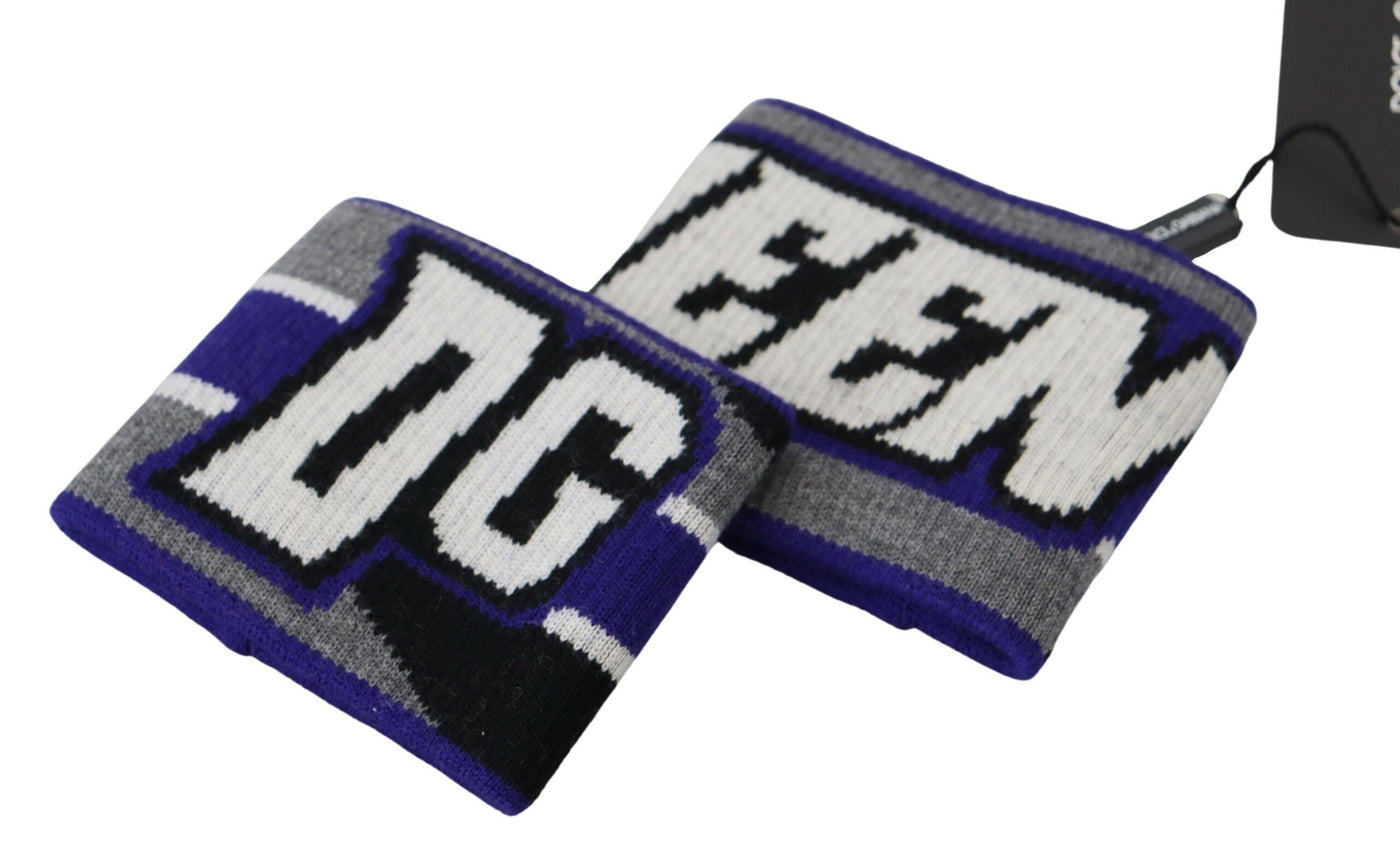 Ensemble deux pièces de bracelets Dolce &amp; Gabbana à logo violet