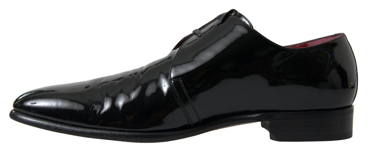 Dolce &amp; Gabbana Zwarte Lakleer Formele Schoenen
