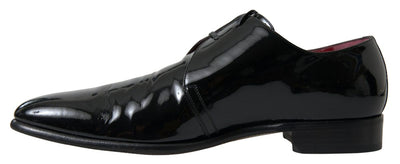 Dolce &amp; Gabbana Zwarte Lakleer Formele Schoenen