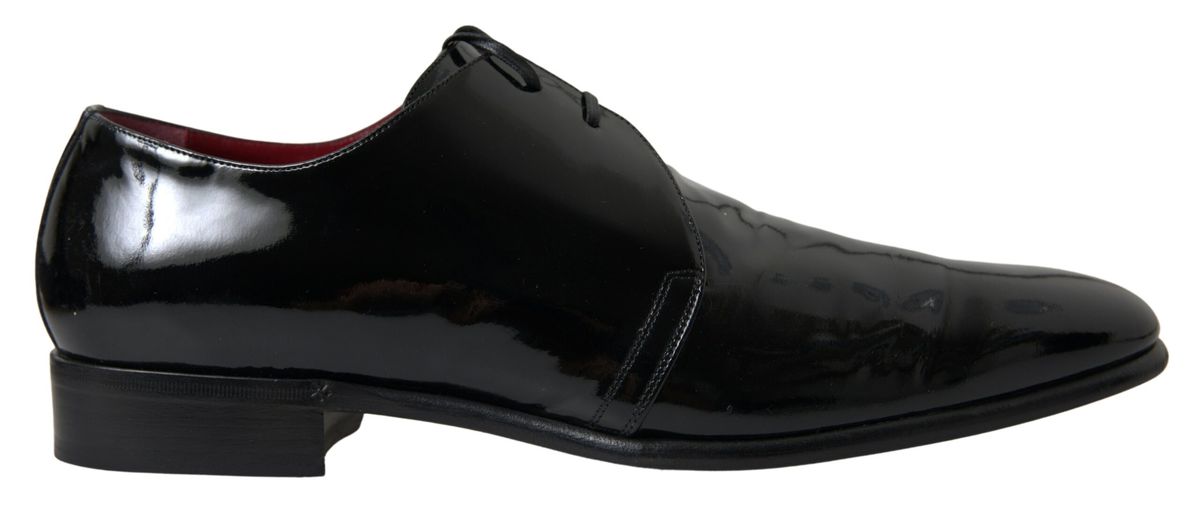 Dolce &amp; Gabbana Zwarte Lakleer Formele Schoenen