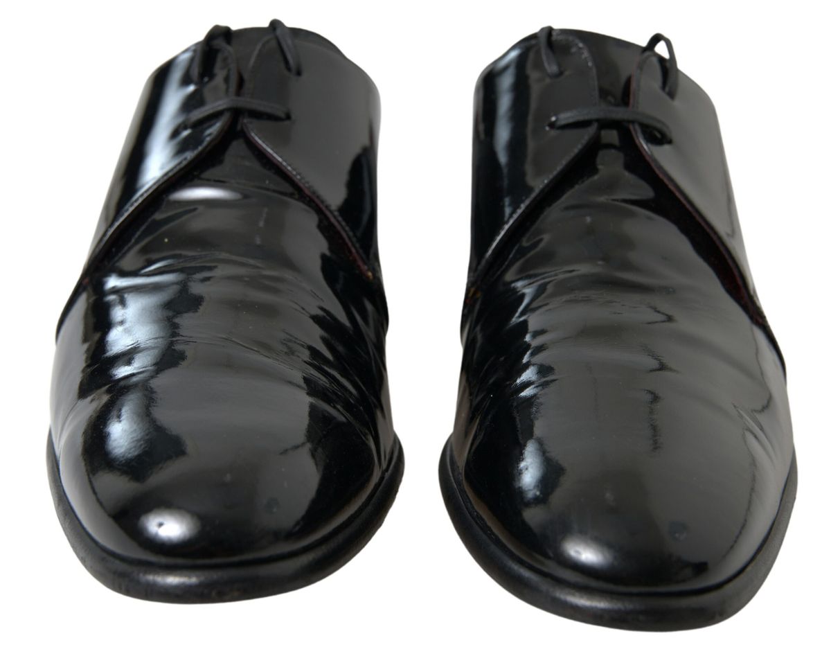 Dolce &amp; Gabbana Zwarte Lakleer Formele Schoenen