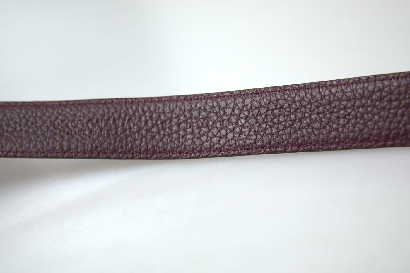 Ceinture Cintura en cuir marron Dolce &amp; Gabbana pour homme avec boucle en métal