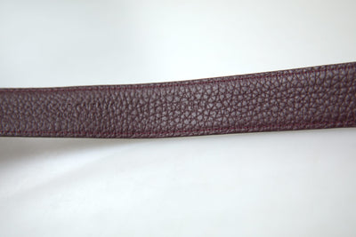 Ceinture Cintura en cuir marron Dolce &amp; Gabbana pour homme avec boucle en métal