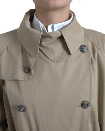 Dolce &amp; Gabbana Khaki Double Breasted Trenchcoat Jasje