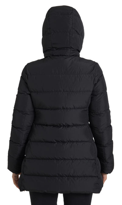 Dolce &amp; Gabbana Zwarte Polyester Omkeerbare Jas met Capuchon