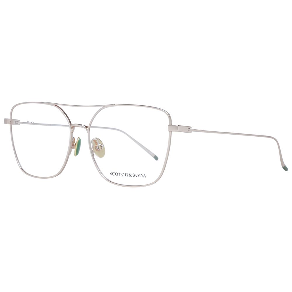 Monture de lunettes pour femme Scotch &amp; Soda, couleur or.