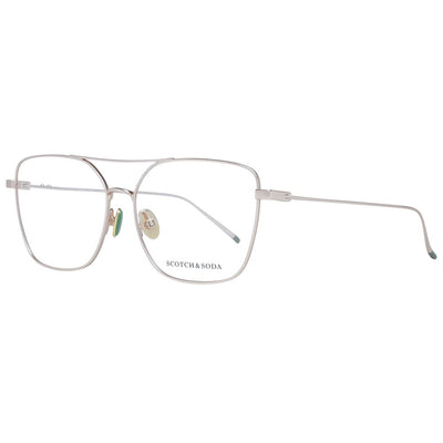 Monture de lunettes pour femme Scotch &amp; Soda, couleur or.