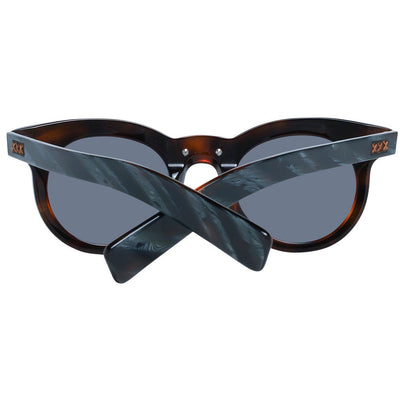 Lunettes de soleil marron pour homme Ermenegildo Zegna