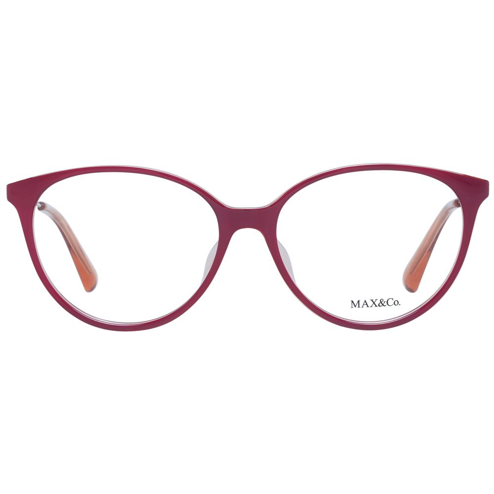 Monture de lunettes pour femme bordeaux Max &amp; Co