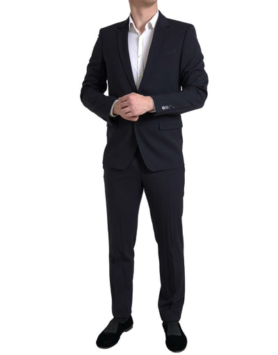 Costume 2 pièces bleu Dolce &amp; Gabbana à simple boutonnage MARTINI