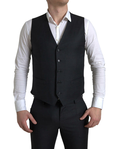 Costume 3 pièces noir à simple boutonnage MARTINI Dolce &amp; Gabbana
