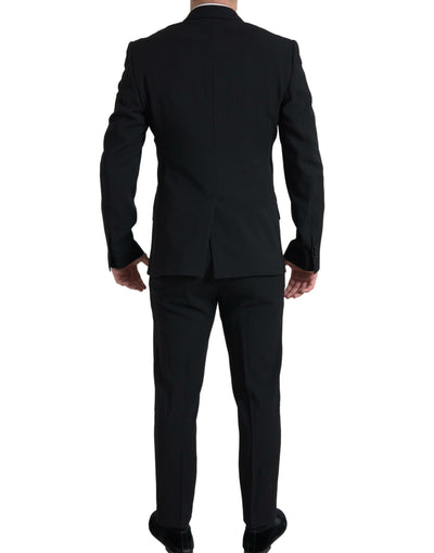 Costume croisé 2 pièces noir Dolce &amp; Gabbana SICILIA