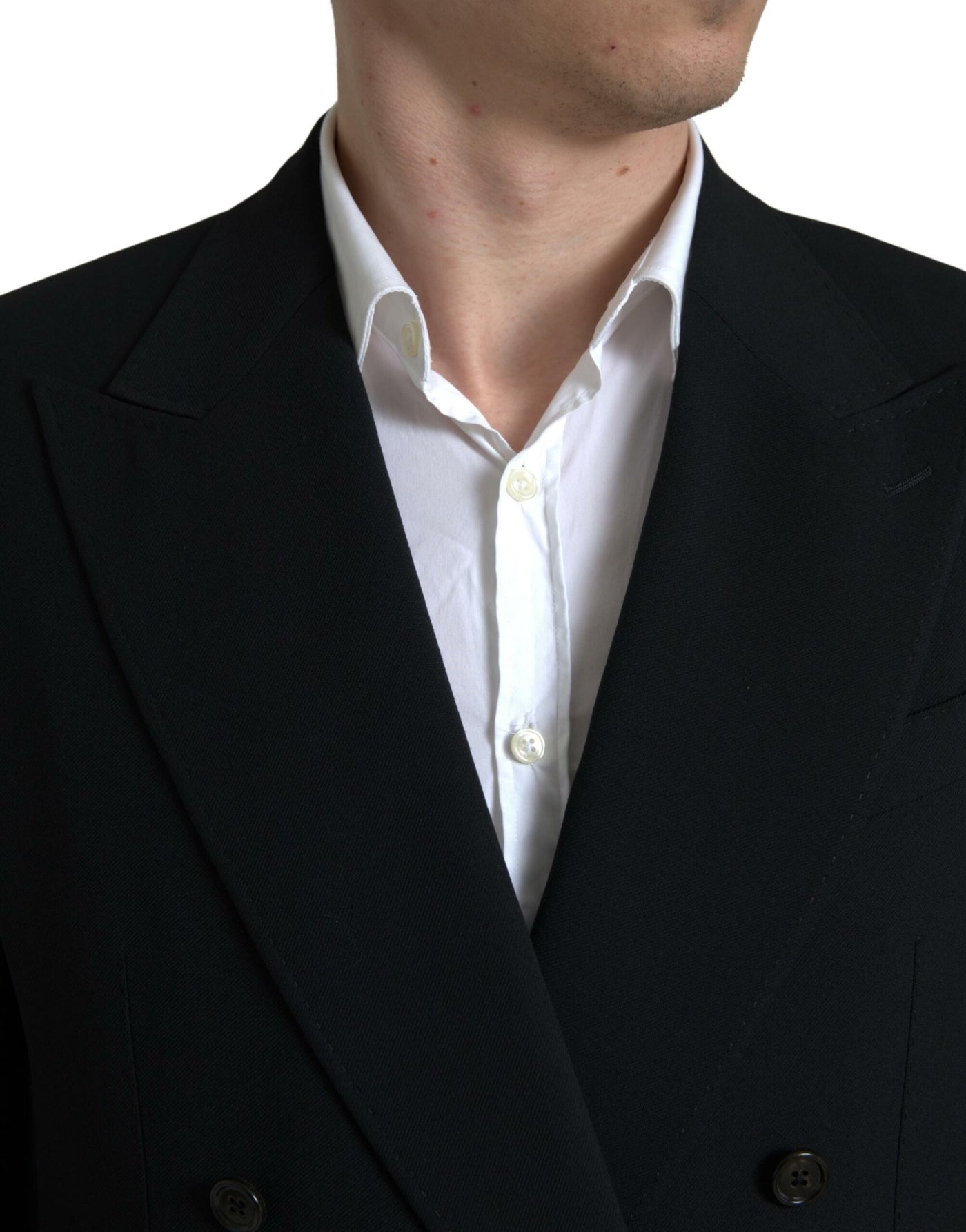Costume croisé 2 pièces noir Dolce &amp; Gabbana SICILIA