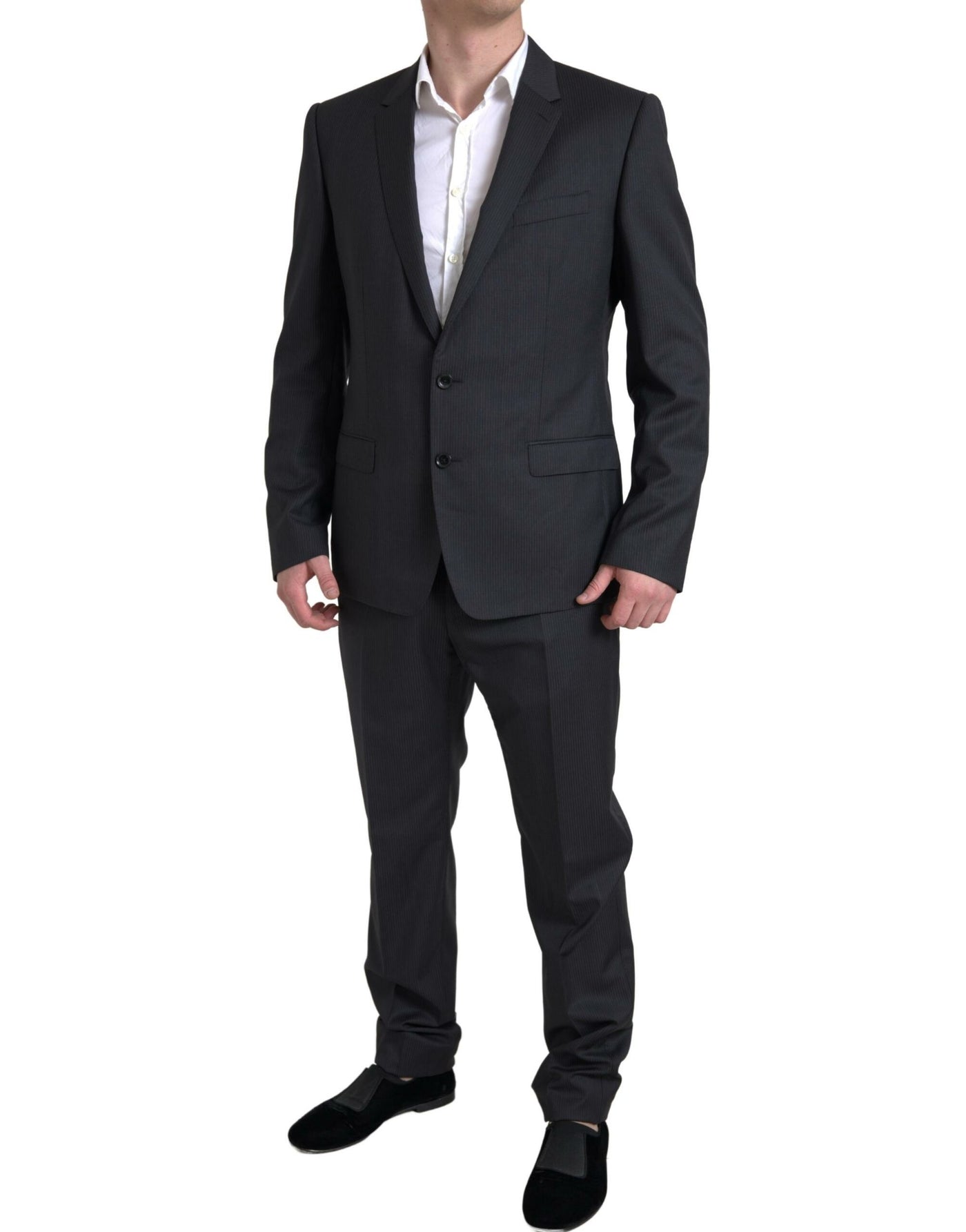 Costume 2 pièces noir à simple boutonnage MARTINI Dolce &amp; Gabbana