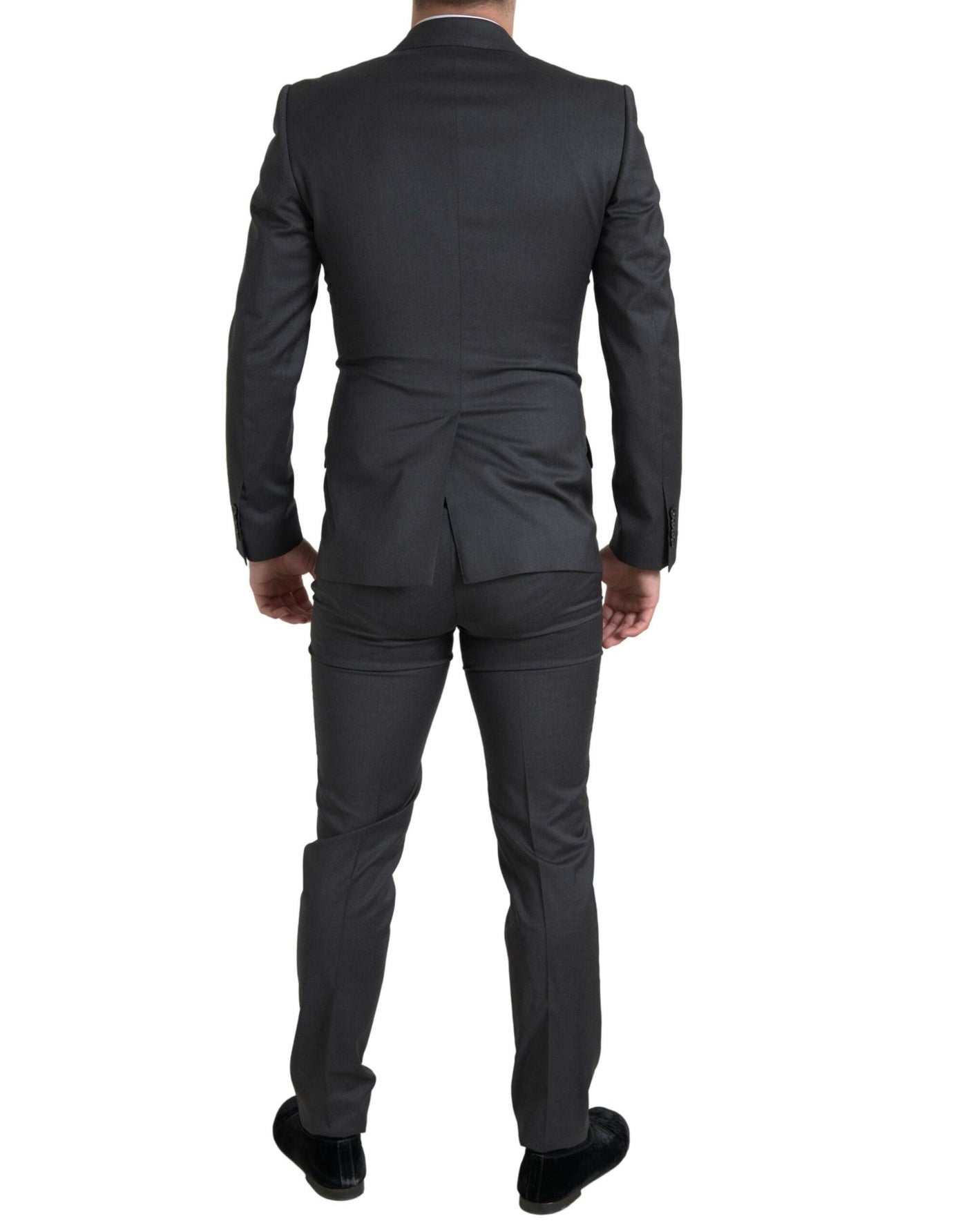 Costume croisé gris 2 pièces Dolce &amp; Gabbana SICILIA