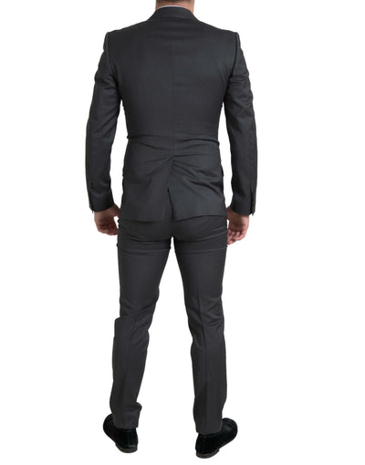 Costume croisé gris 2 pièces Dolce &amp; Gabbana SICILIA