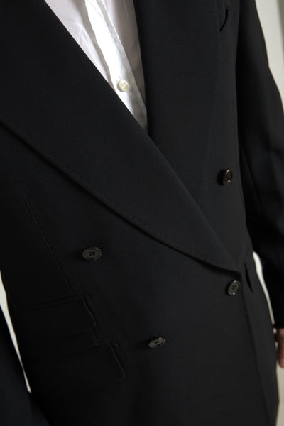 Costume croisé 2 pièces noir Dolce &amp; Gabbana SICILIA