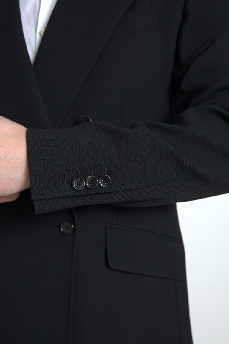Costume croisé 2 pièces noir Dolce &amp; Gabbana SICILIA
