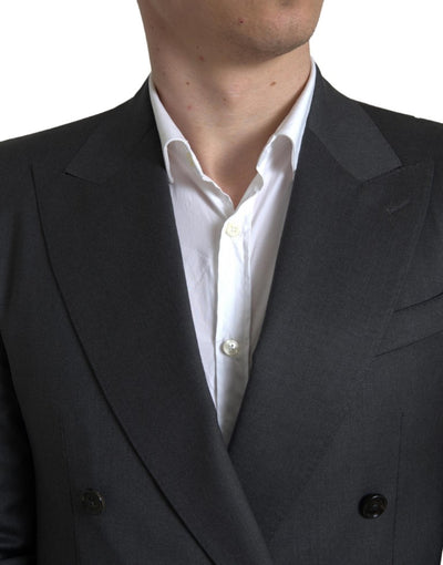 Costume croisé gris 2 pièces Dolce &amp; Gabbana SICILIA