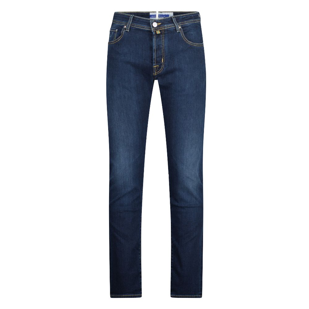 Jean slim élégant bleu foncé Jacob Cohen
