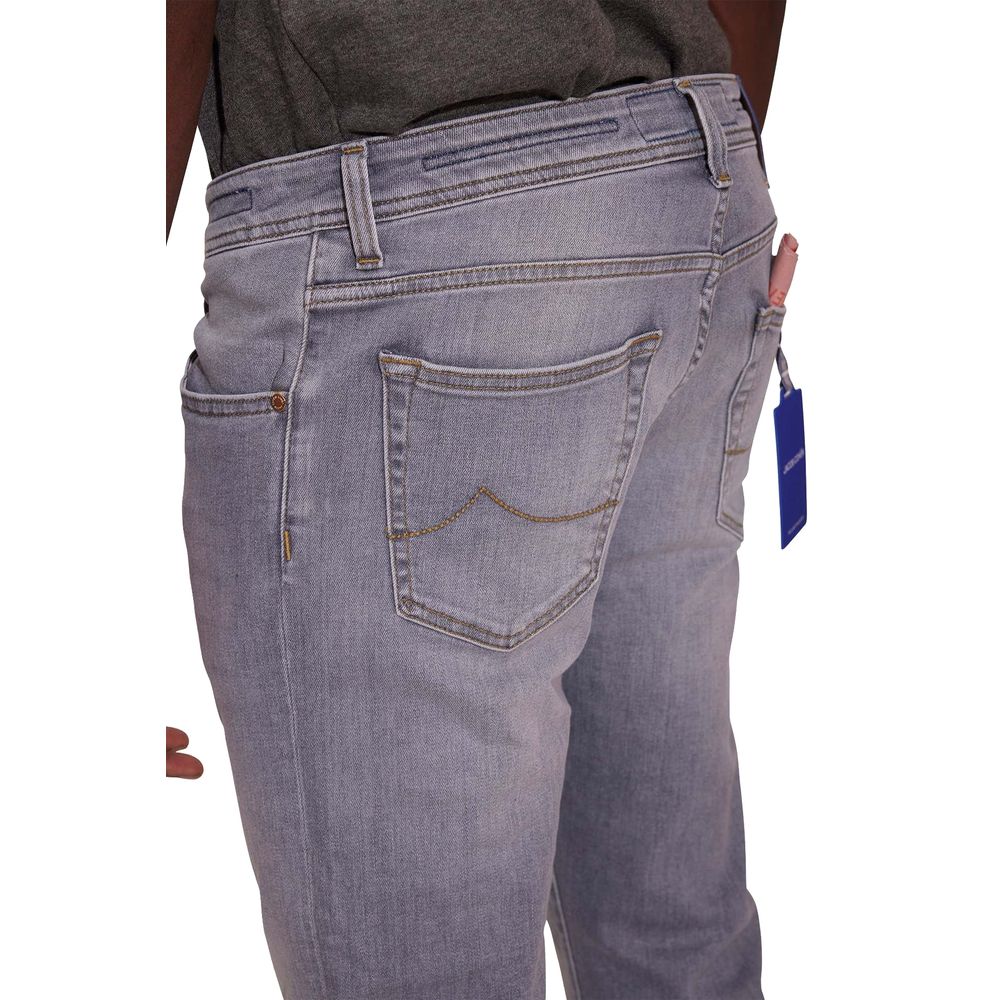 Jacob Cohen Sleek Slim Fit Denim Gris