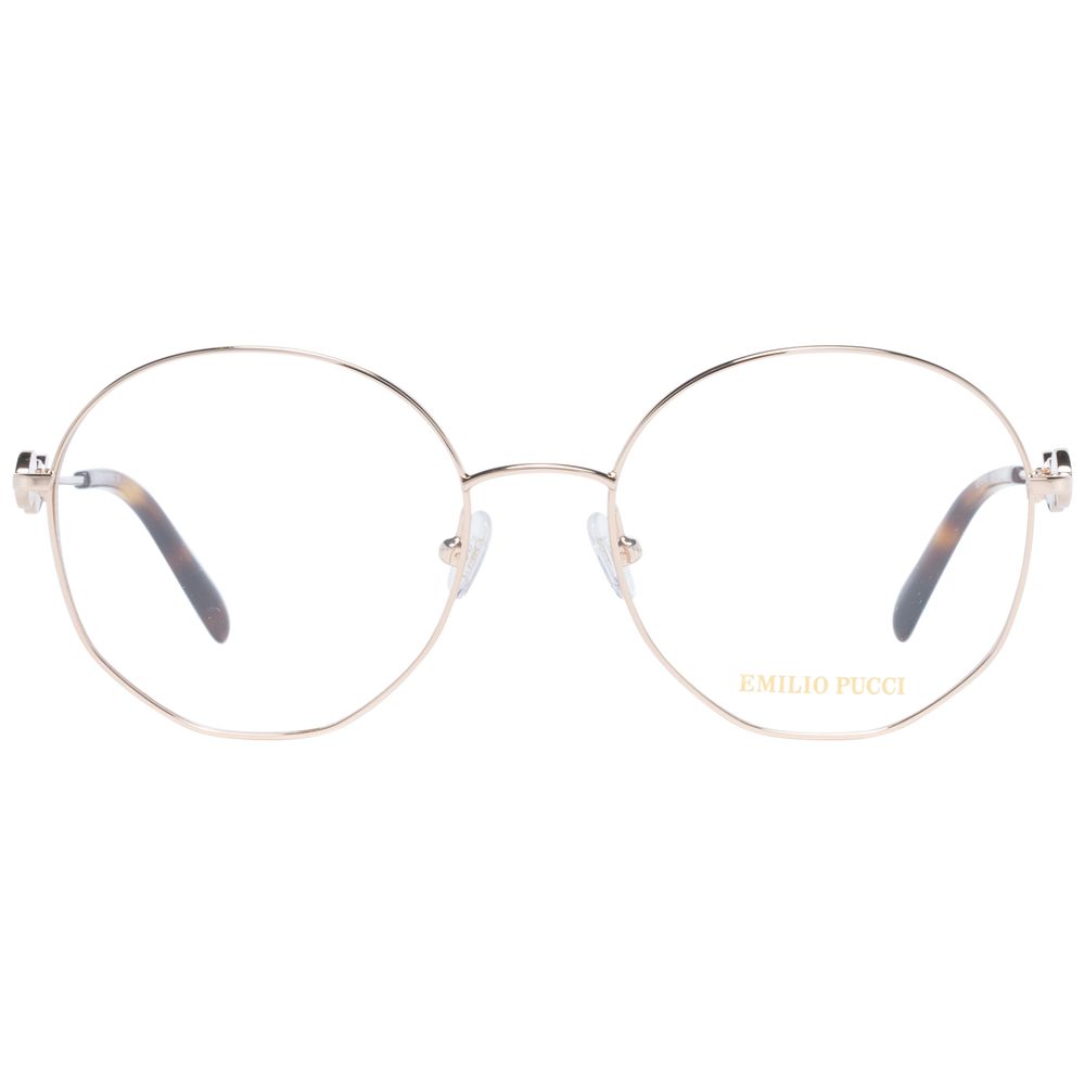 Montures optiques pour femmes Emilio Pucci en or rose