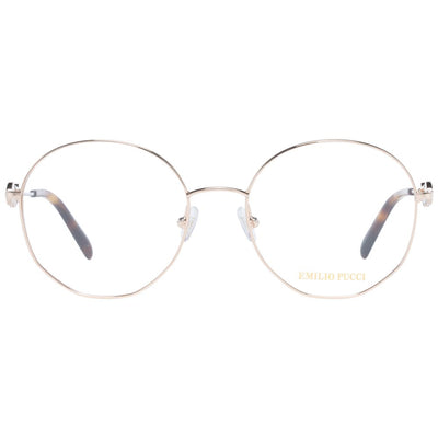 Montures optiques pour femmes Emilio Pucci en or rose