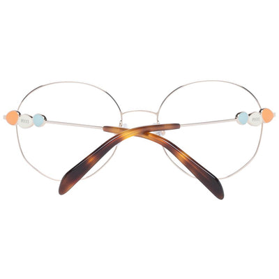 Montures optiques pour femmes Emilio Pucci en or rose