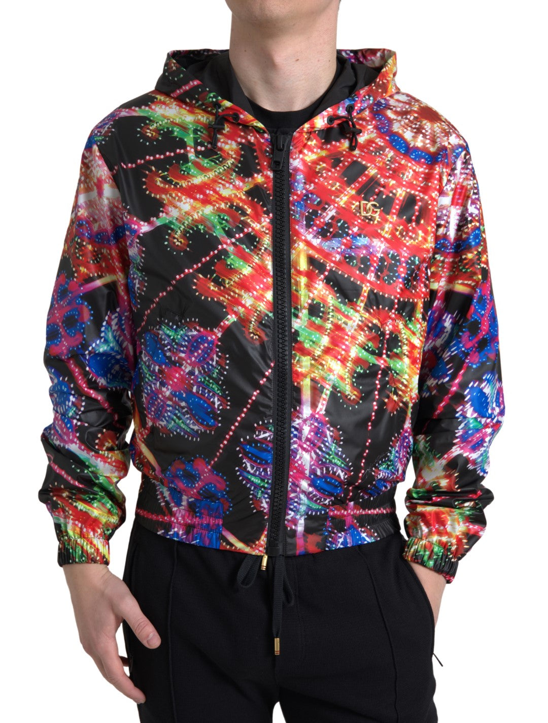 Dolce &amp; Gabbana Multicolor Hooded Sweatshirt Trui