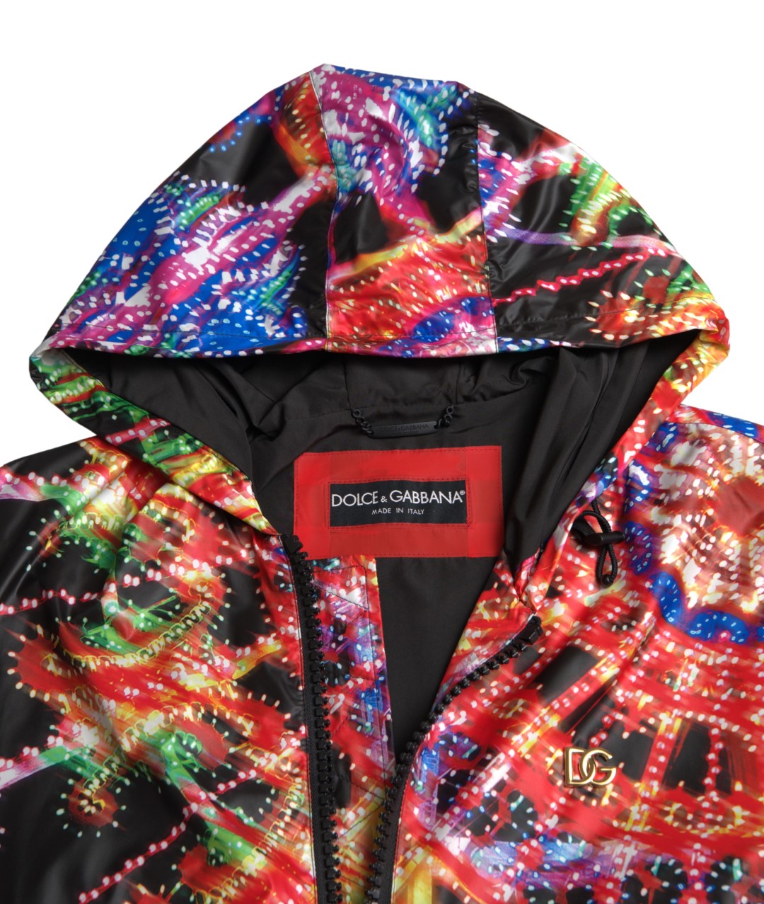 Dolce &amp; Gabbana Multicolor Hooded Sweatshirt Trui
