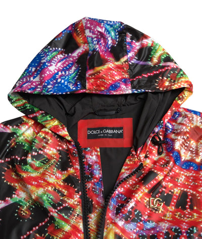 Dolce &amp; Gabbana Multicolor Hooded Sweatshirt Trui