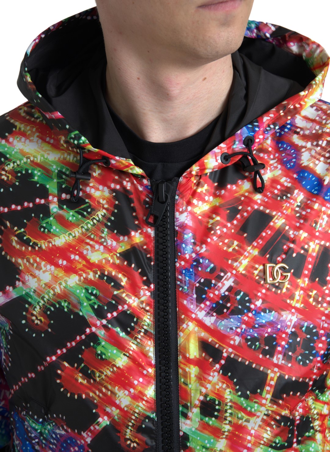 Dolce &amp; Gabbana Multicolor Hooded Sweatshirt Trui