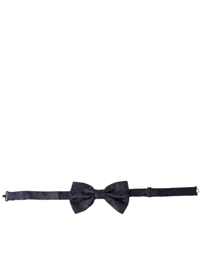 Dolce &amp; Gabbana Élégant nœud papillon bleu en soie