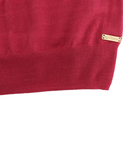 John Galliano Haut en maille de laine rose