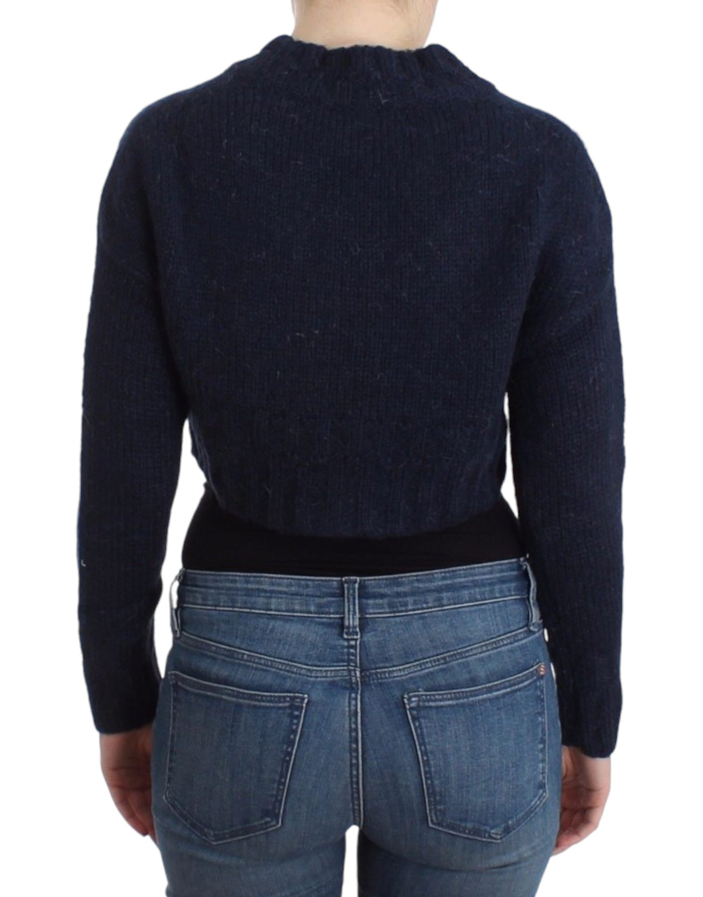 Cardigan court bleu John Galliano