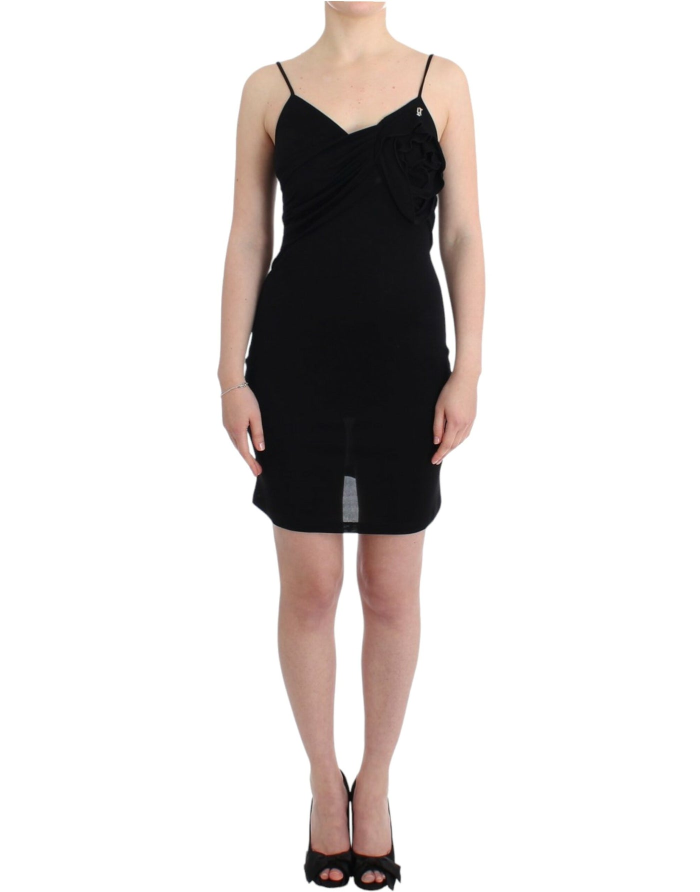 Robe de cocktail noire John Galliano