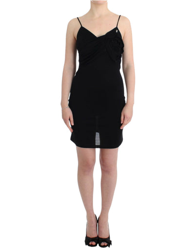 Robe de cocktail noire John Galliano