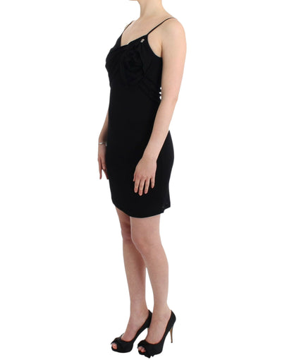 Robe de cocktail noire John Galliano