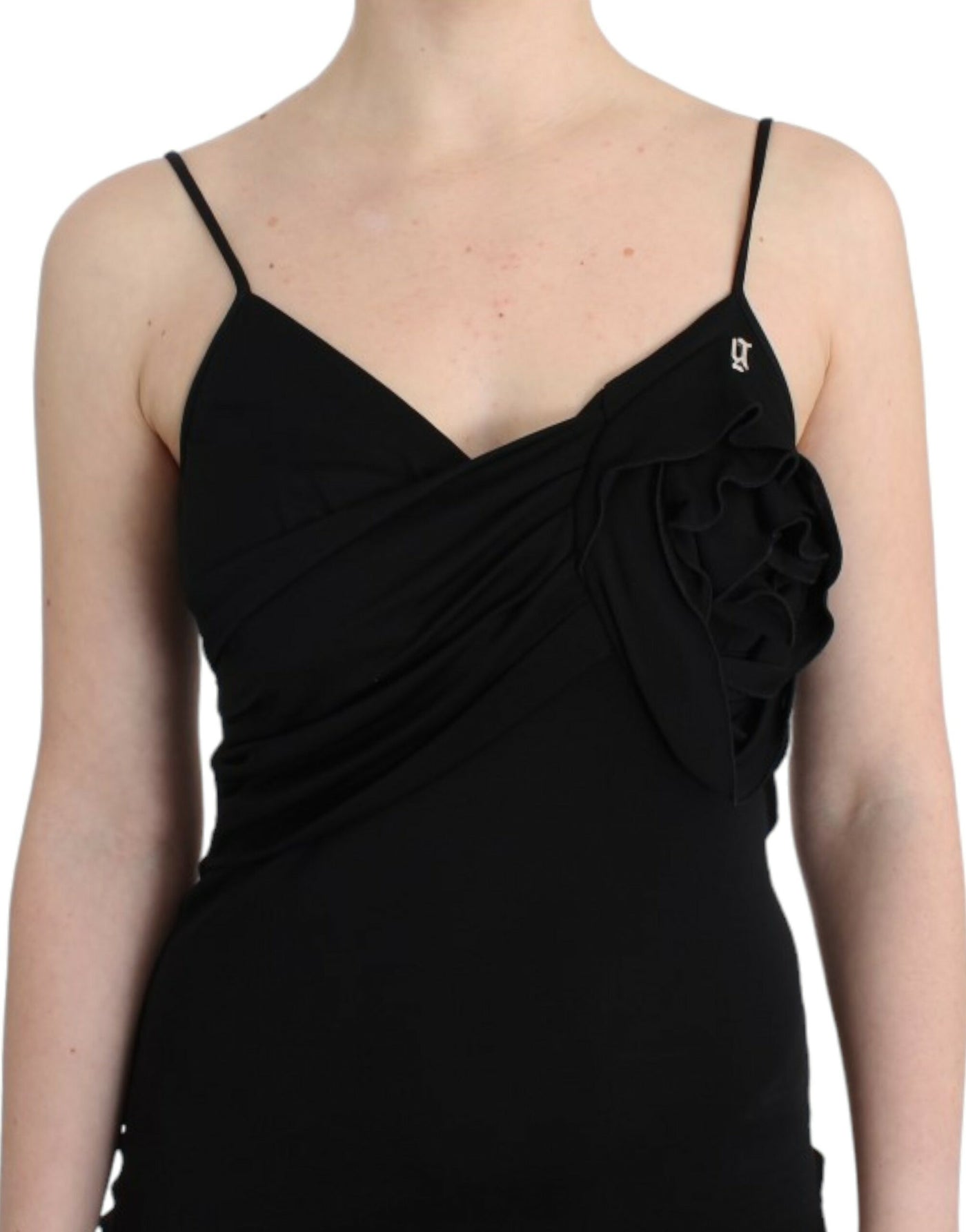 Robe de cocktail noire John Galliano