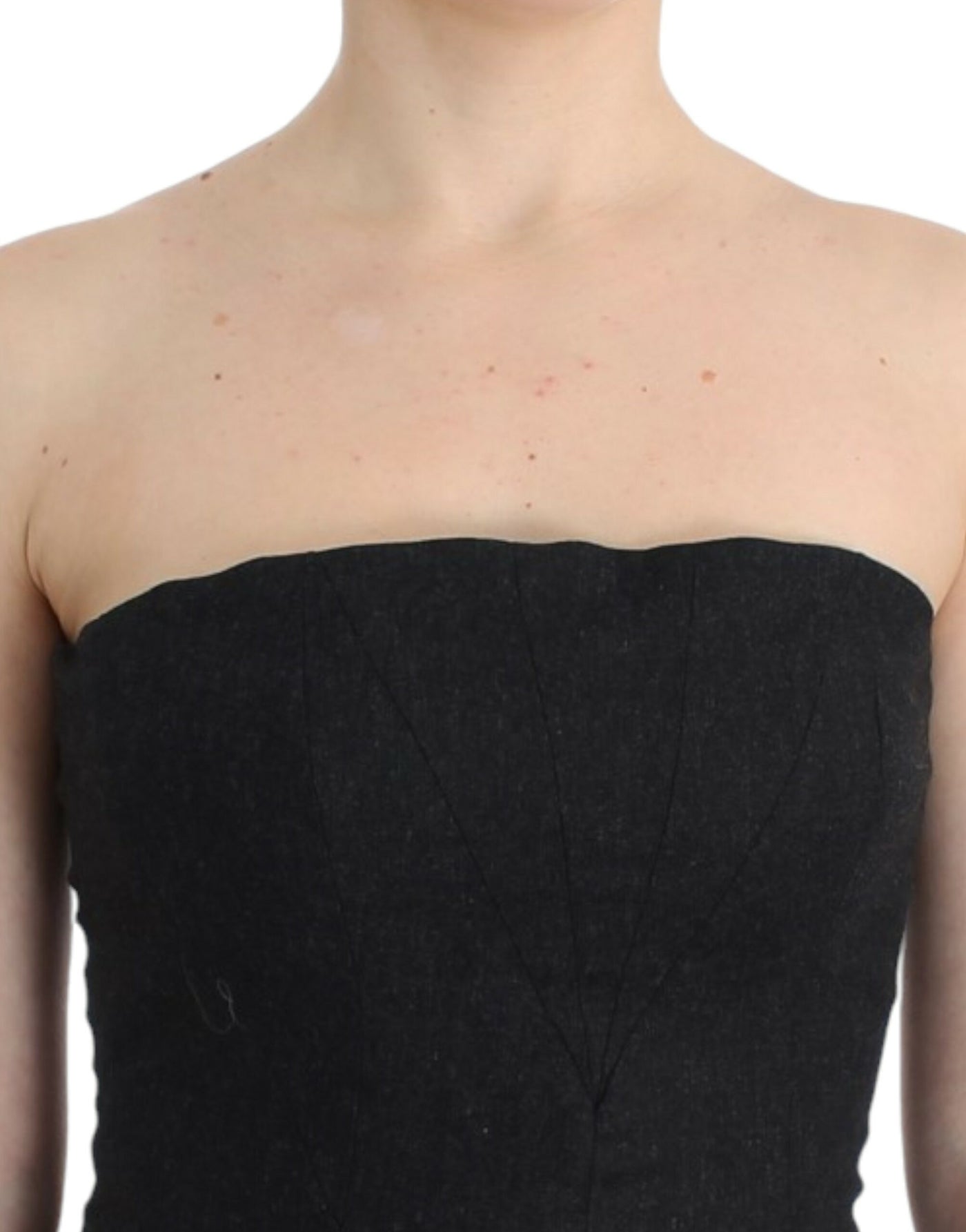 Robe bustier grise Cavalli